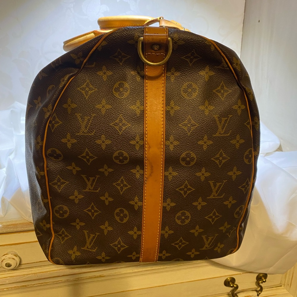 LV Keepall Bandouliere 60 Monogram Vtg in EUC Authentic - Picture 4 of 14